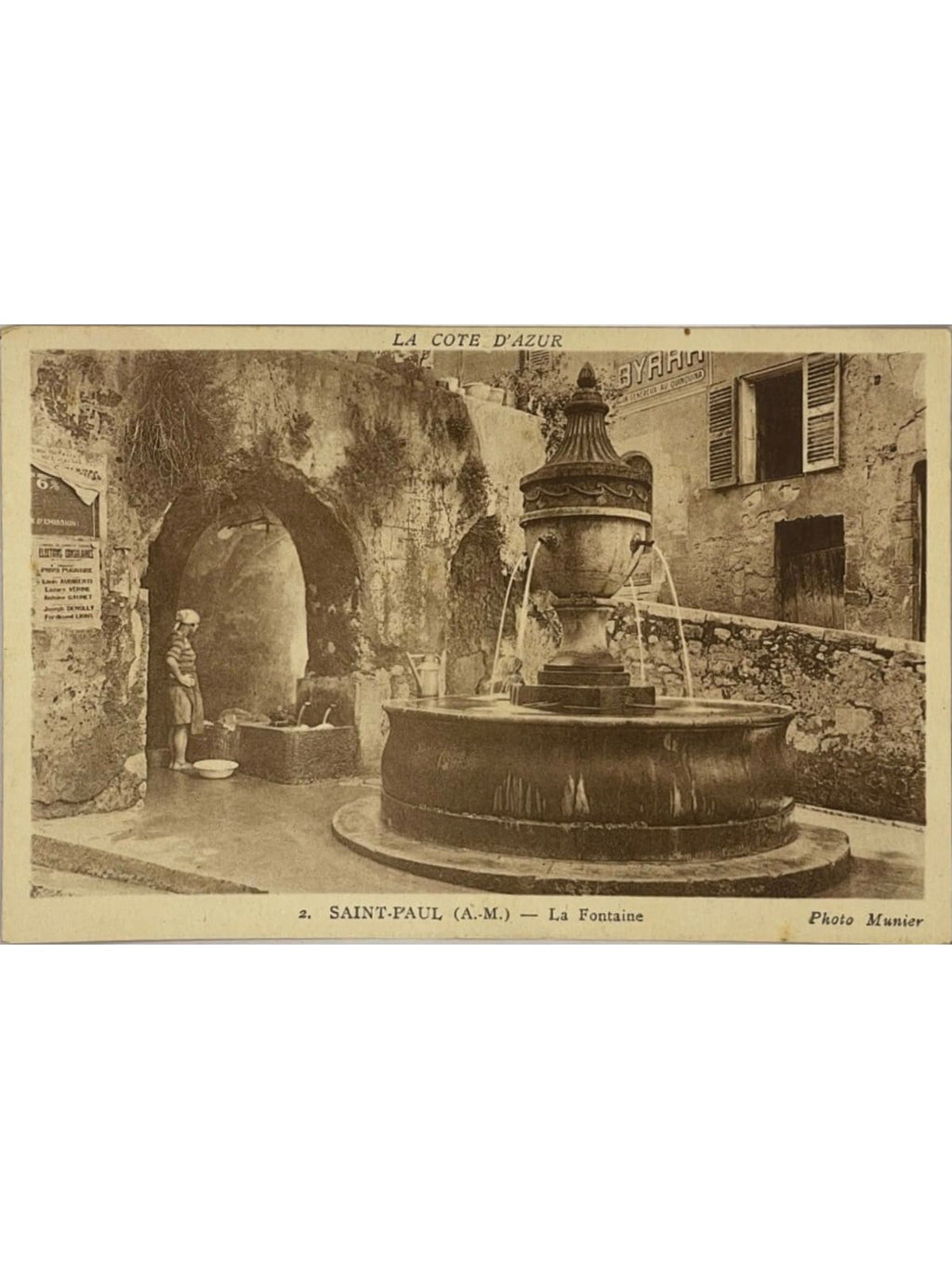 Recto de la carte postale