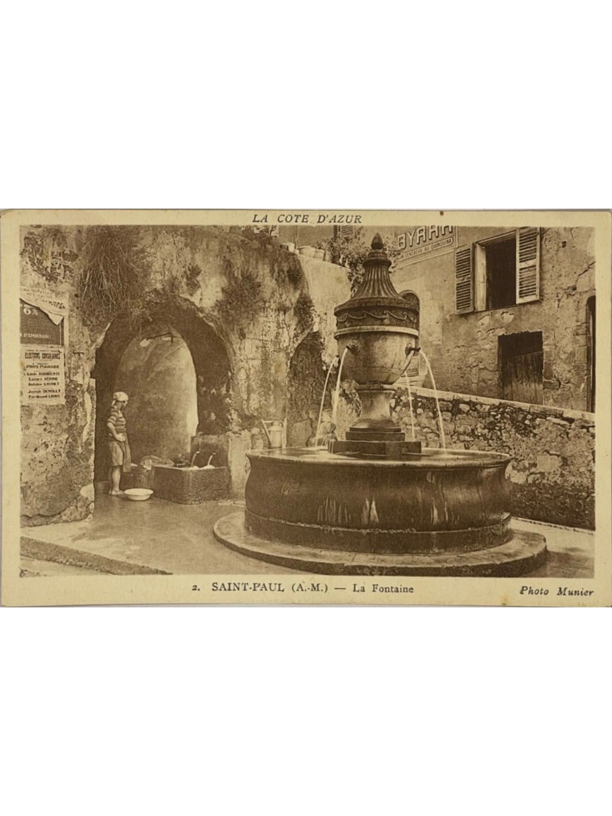 Recto de la carte postale