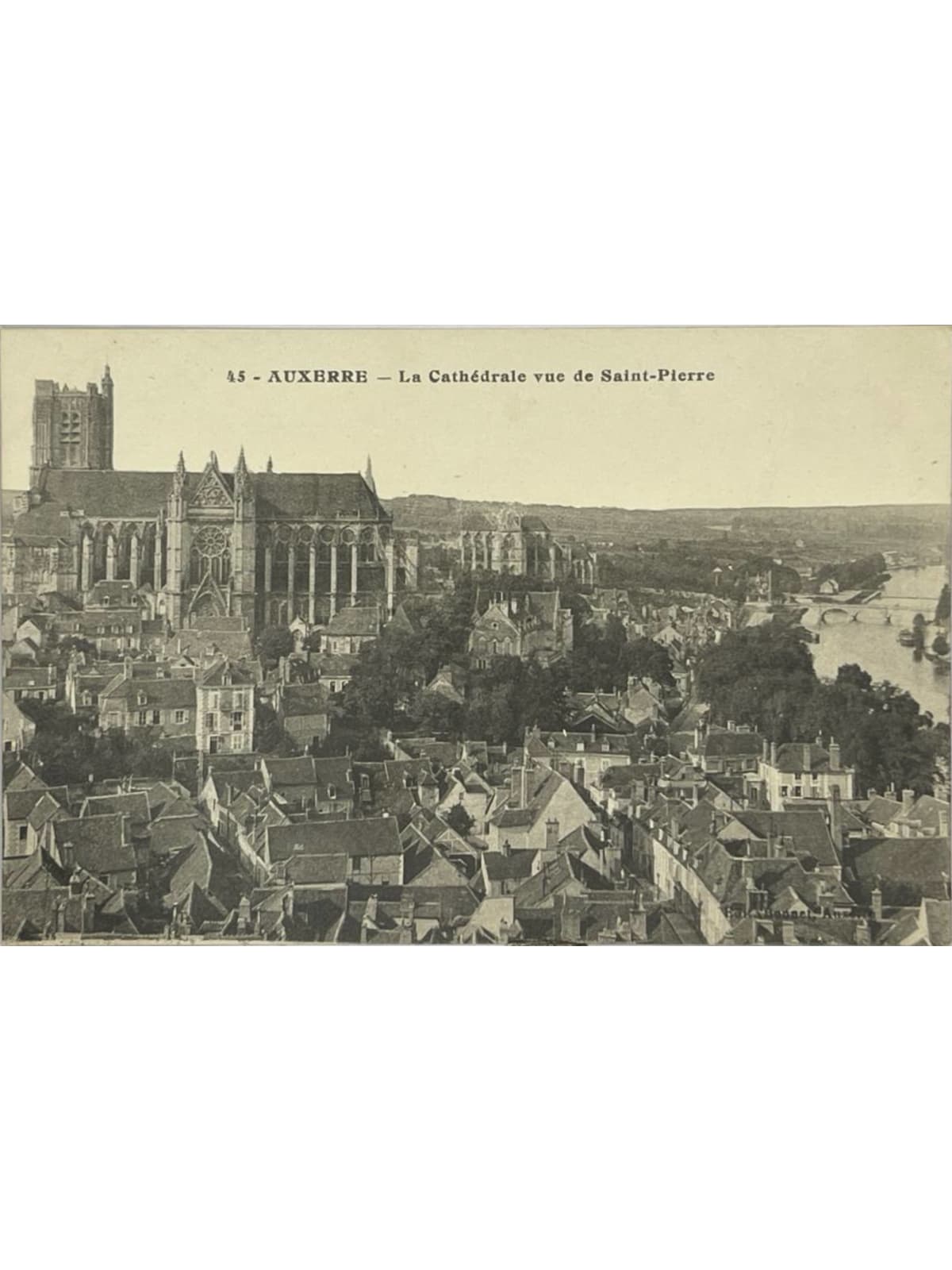 Recto de la carte postale