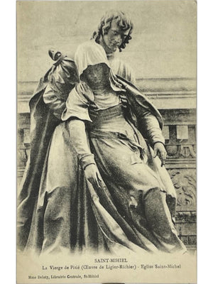 Saint-Mihiel – Vierge de Pitié de Ligier Richier, église Saint-Michel – CPA