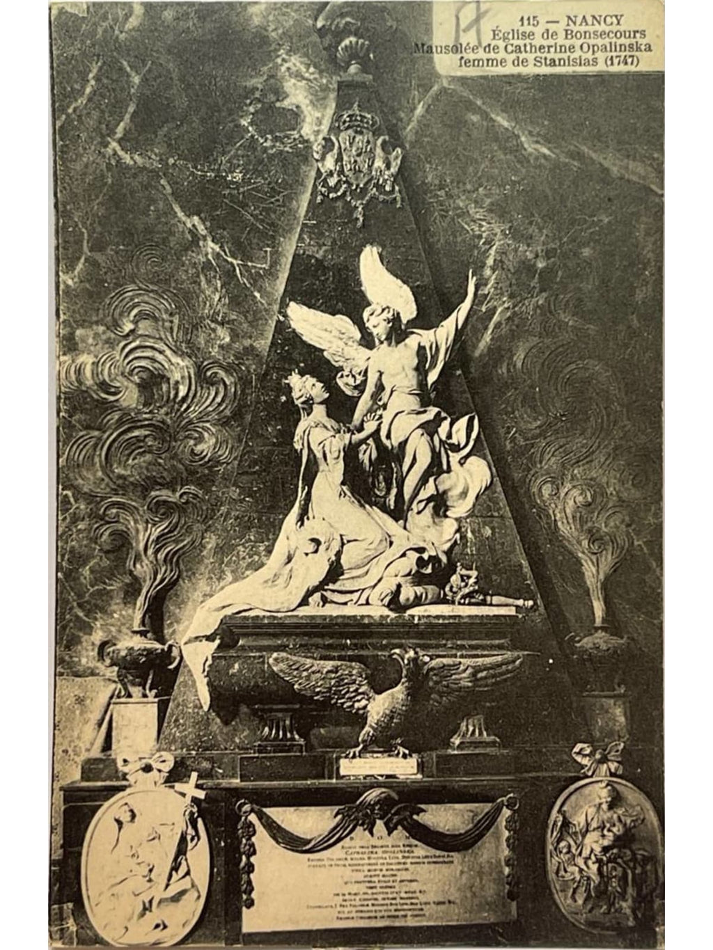 Recto de la carte postale