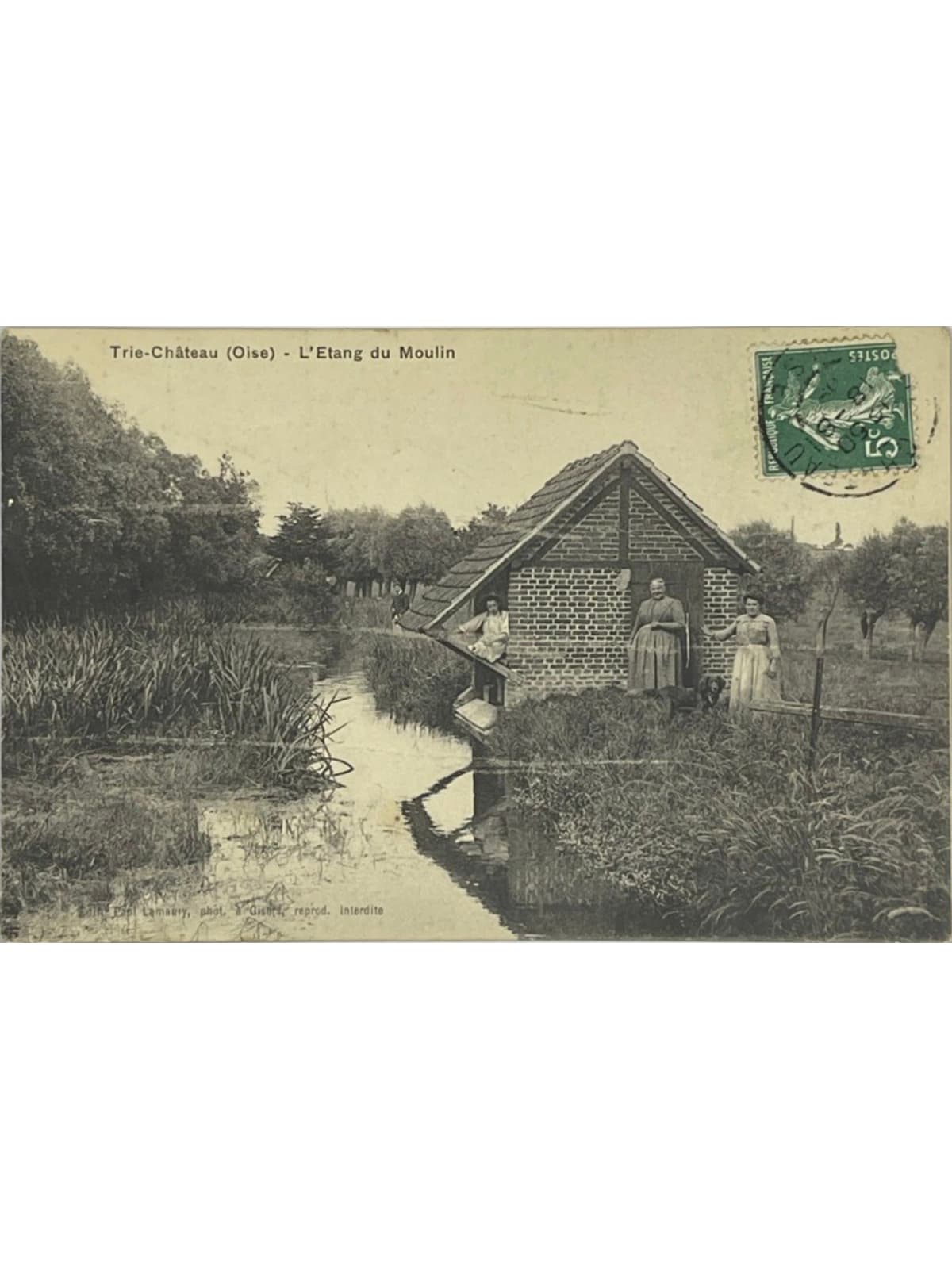 Recto de la carte postale