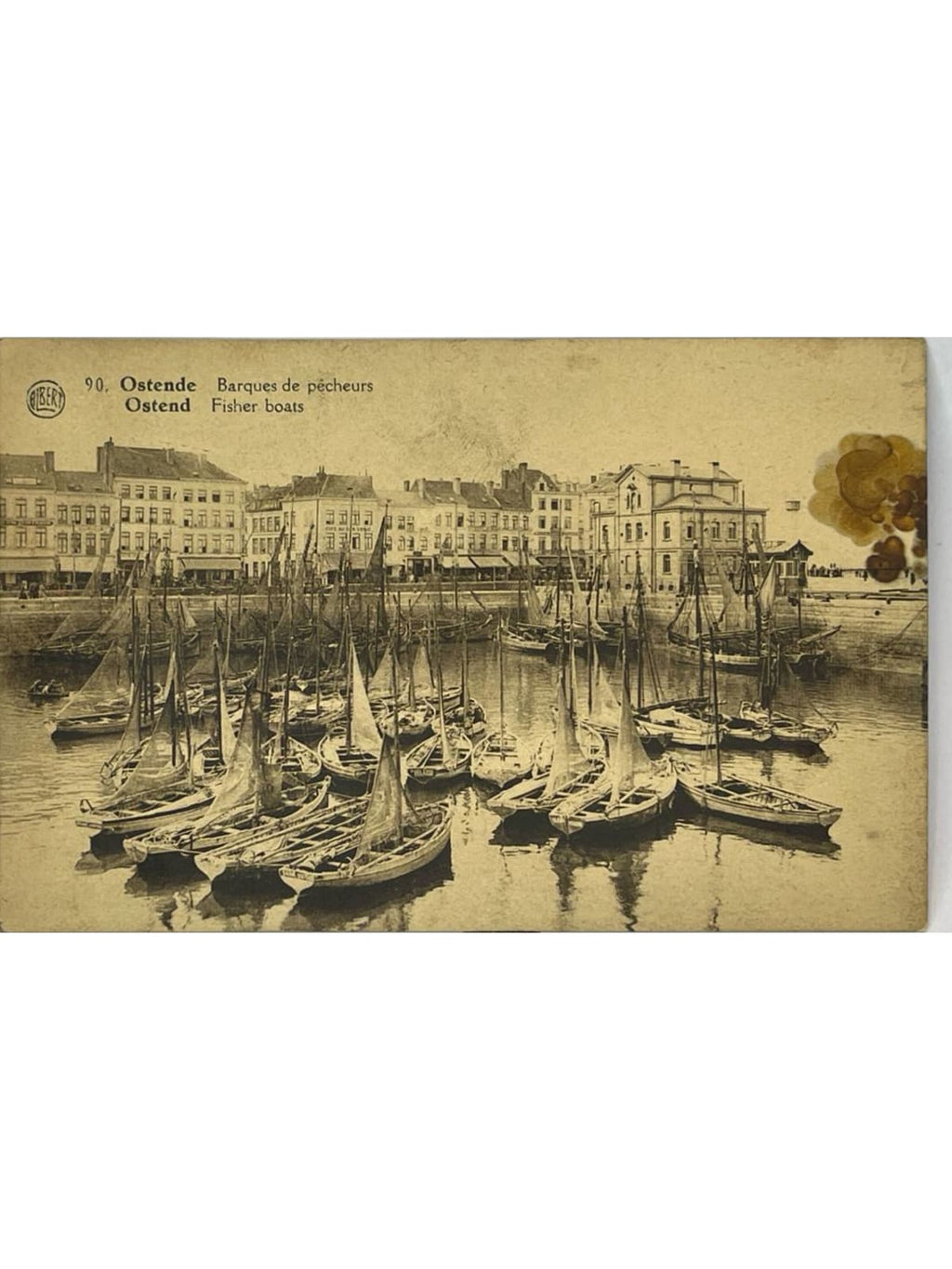 Recto de la carte postale