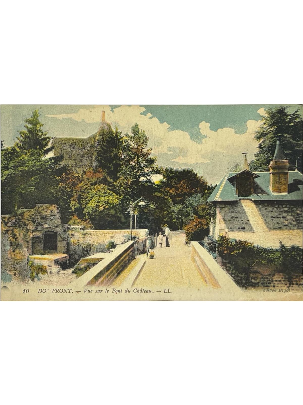 Recto de la carte postale