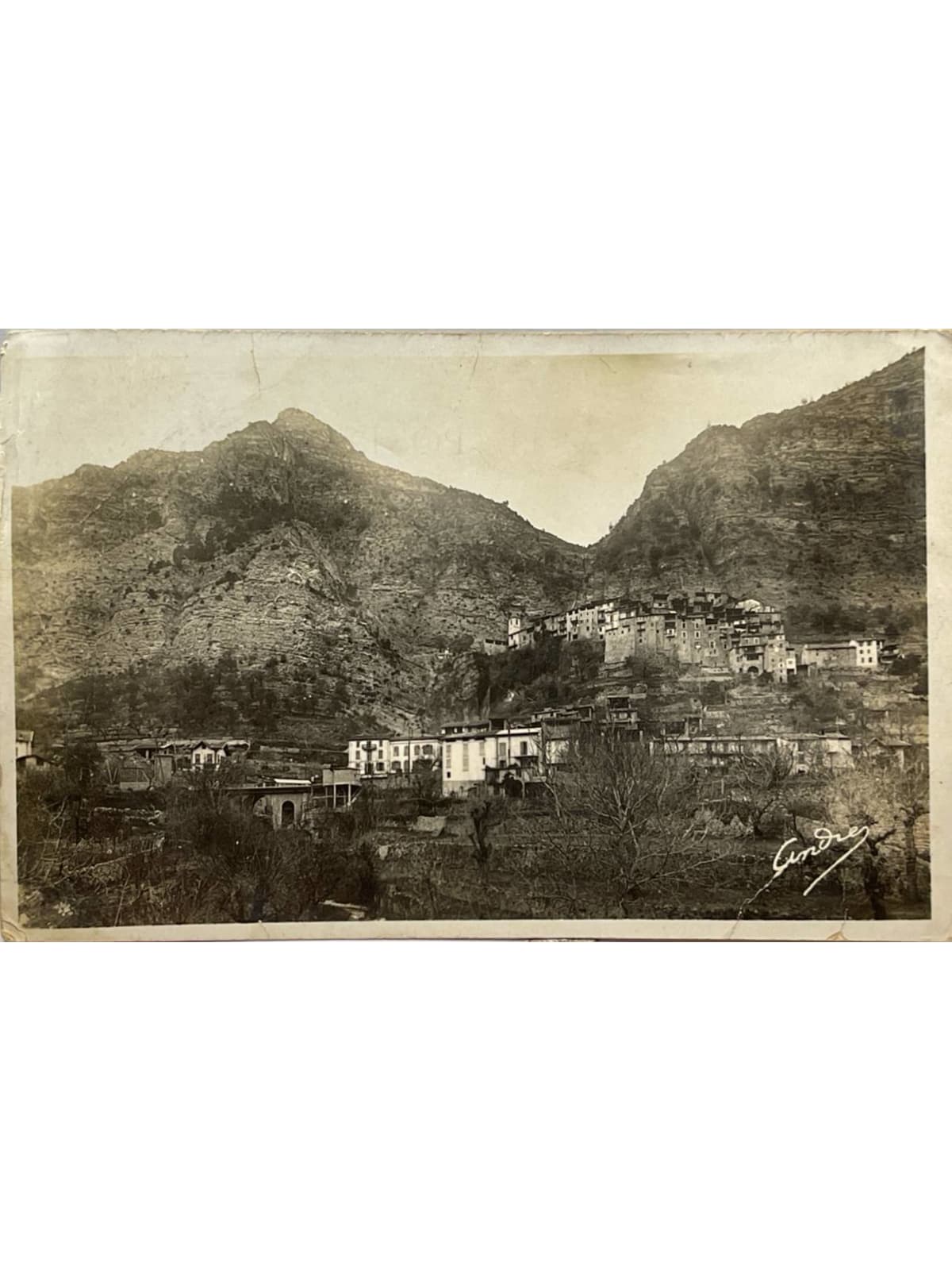 Recto de la carte postale