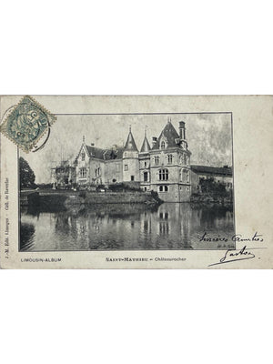 Saint-Mathieu (Haute-Vienne) – Château Rocher – CPA ancienne