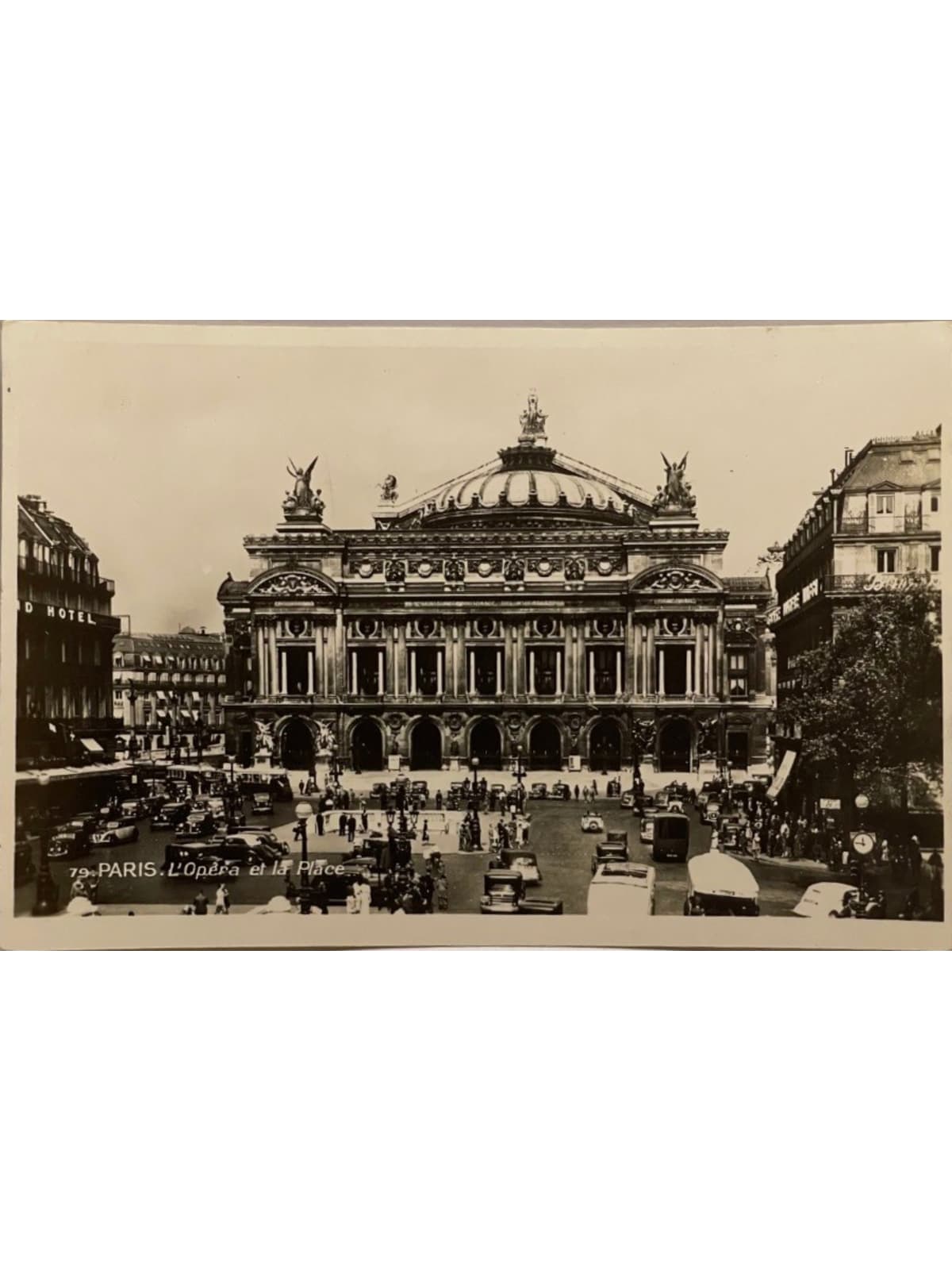 Recto de la carte postale
