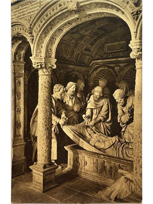 Solesmes (72) – Les Saints de Solesmes, tombeau de la Vierge – CPA n°26