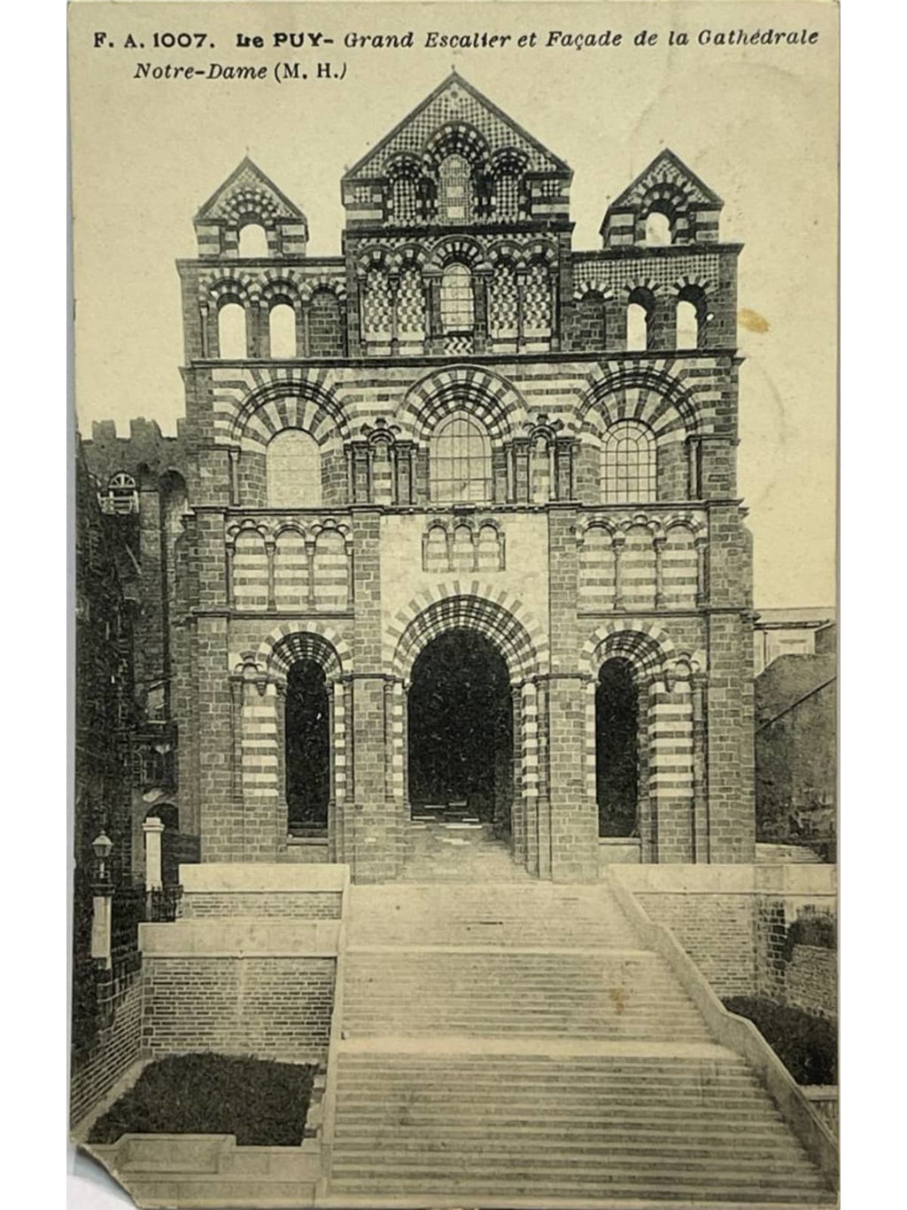 Recto de la carte postale