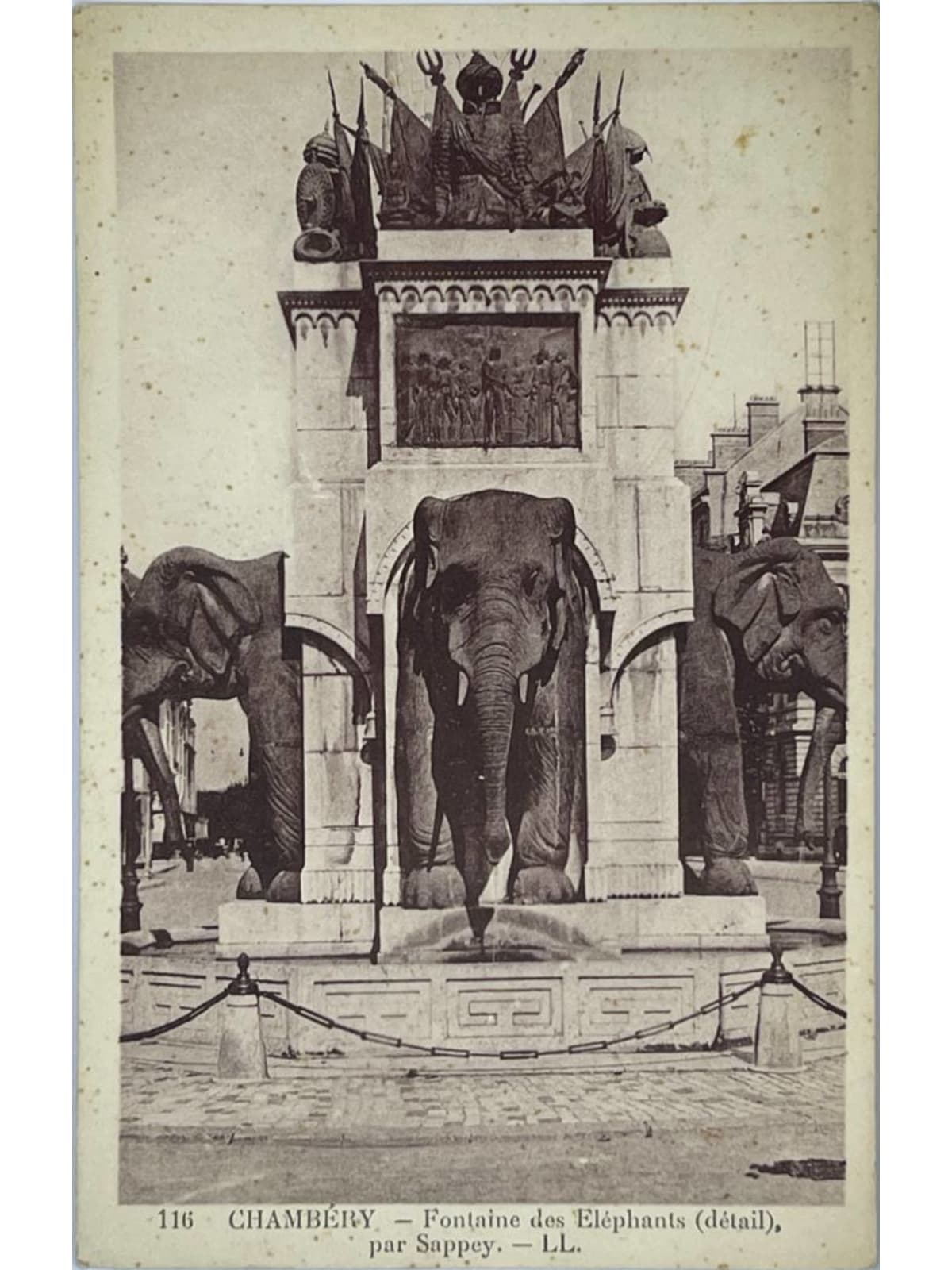 Recto de la carte postale