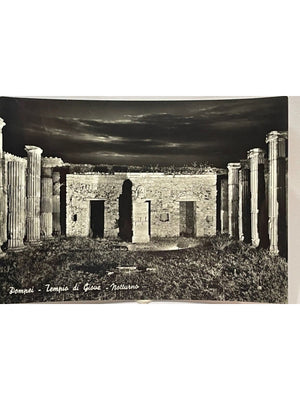 Carte postale – Pompéi – Temple de Jupiter de nuit – Bromofoto n° 315