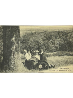 Le Plessis-Robinson – Point de vue du Bel-Air, scène de loisirs – CPA n° 1023
