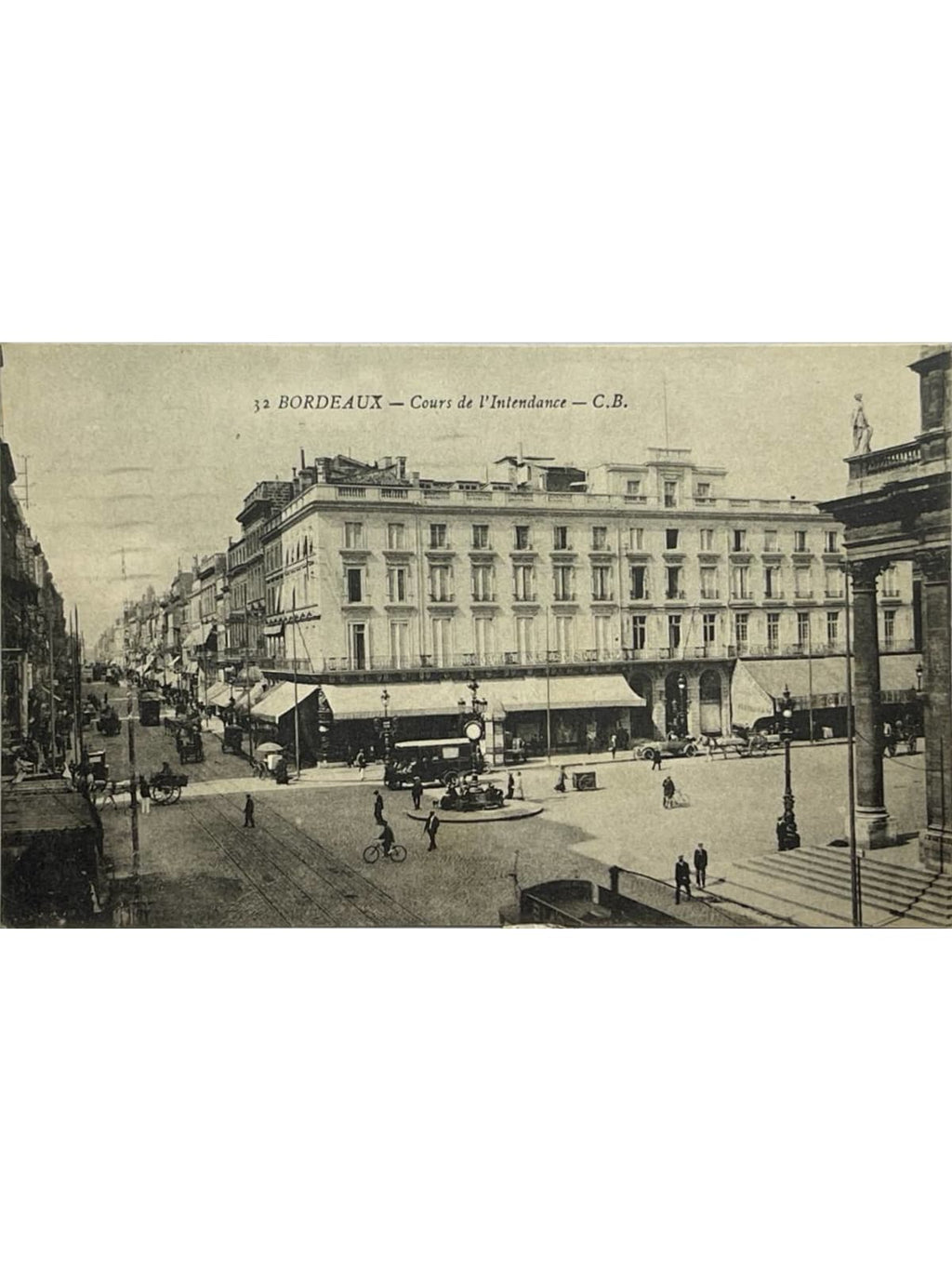 Recto de la carte postale