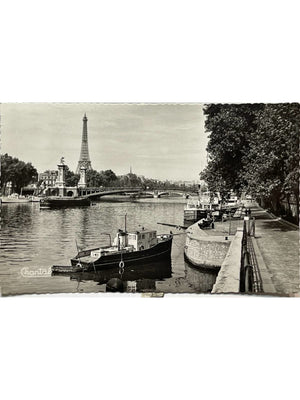 Paris – Quais de la Seine, pont Alexandre III et tour Eiffel – CPSM n°119