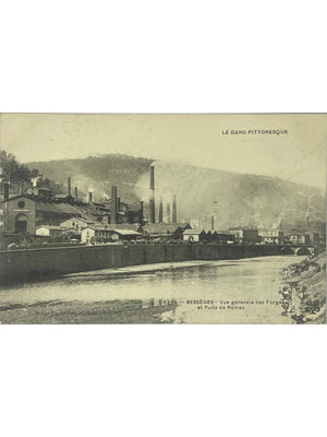 Bessèges – Forges et puits de Robiac – CPA n° 5204