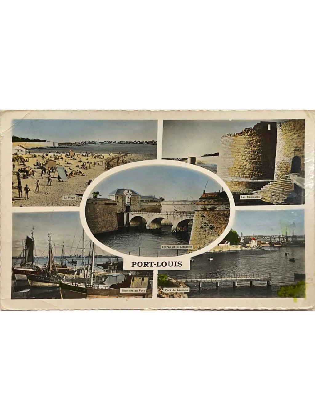 Recto de la carte postale