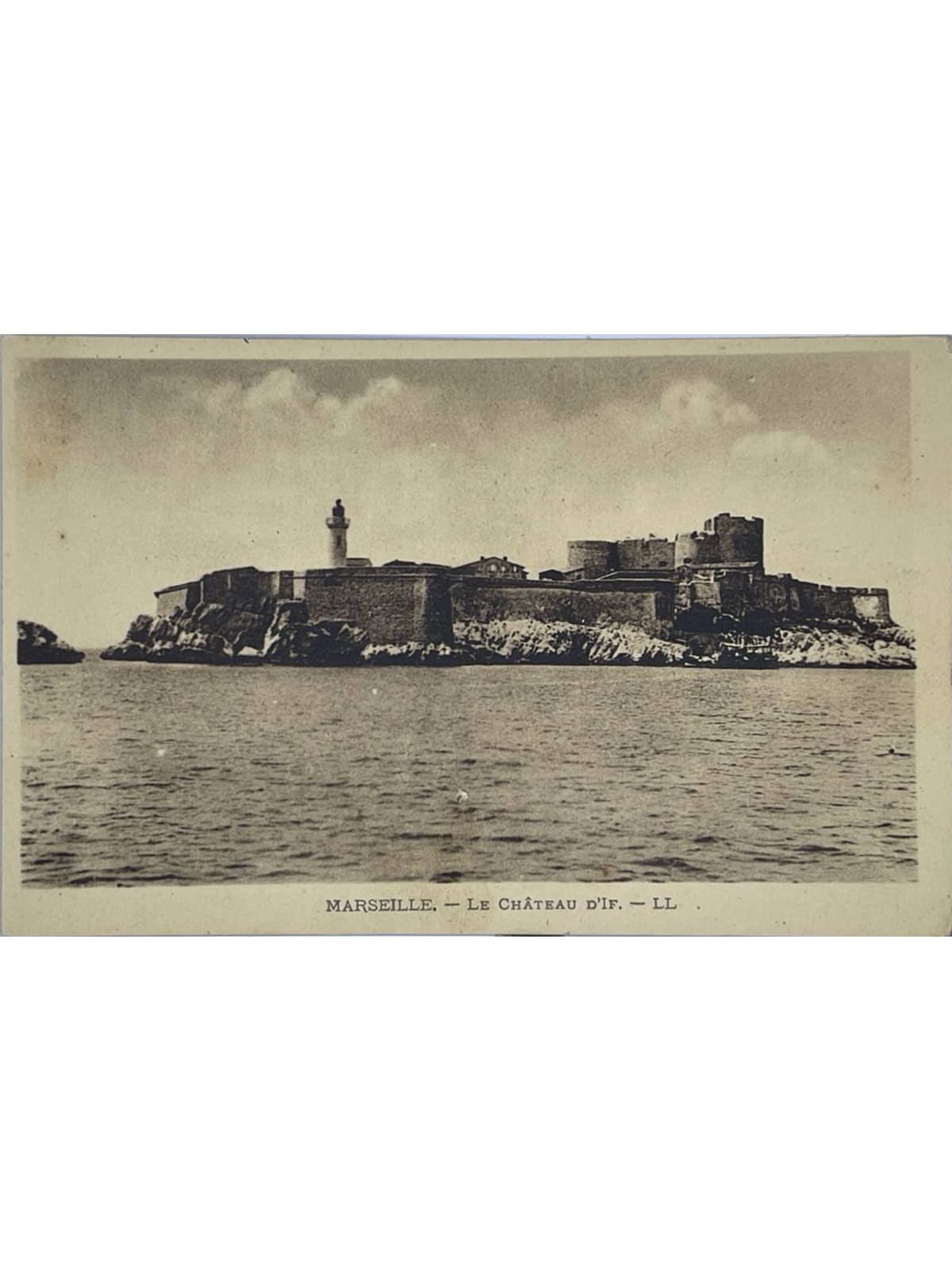 Recto de la carte postale