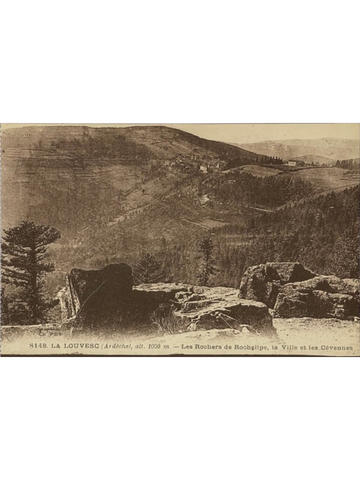 Recto de la carte postale