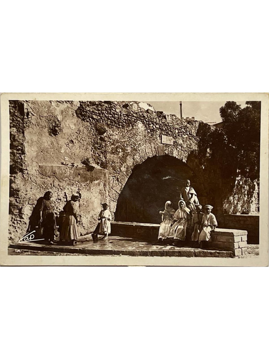 Recto de la carte postale