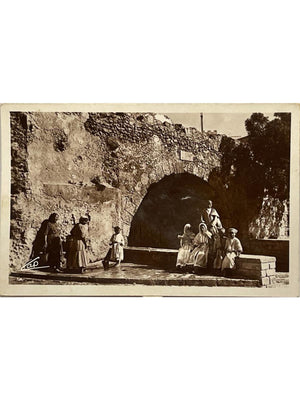Mazagan – Porte de la Mer et habitants – Maroc – CPA Real-Photo