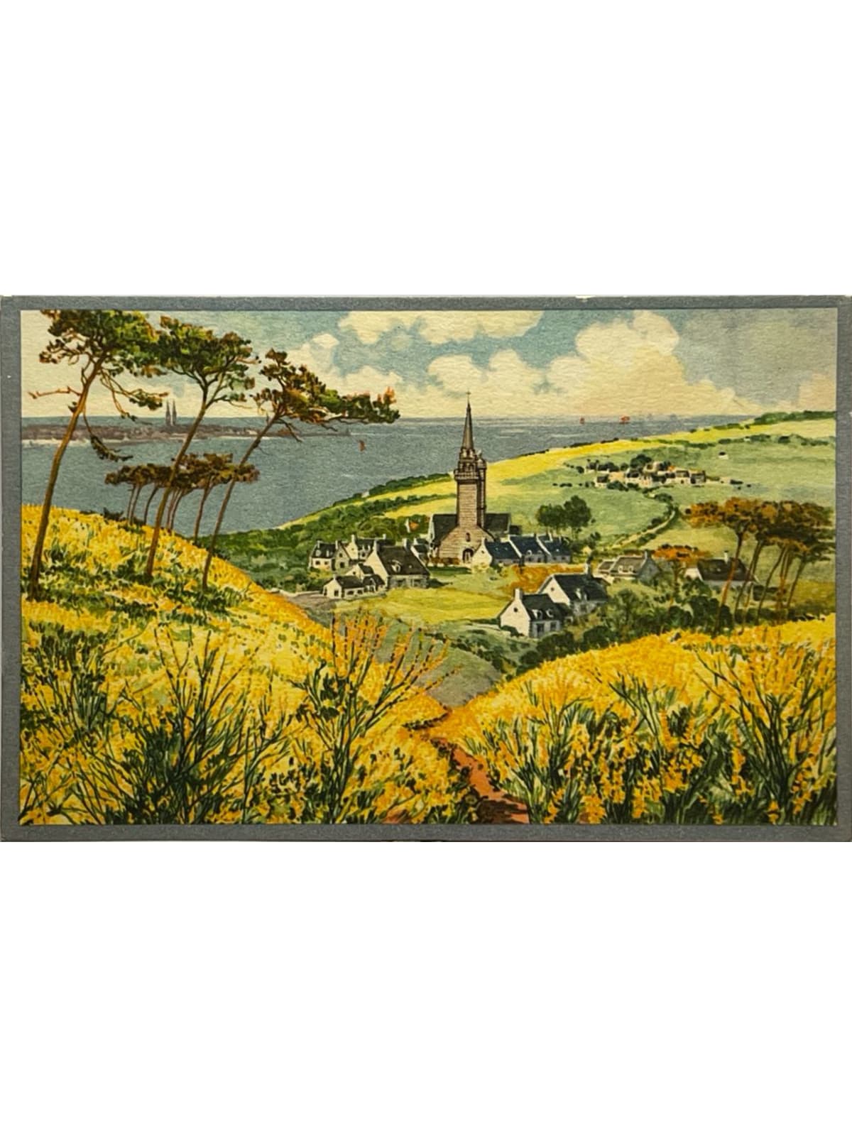 Recto de la carte postale