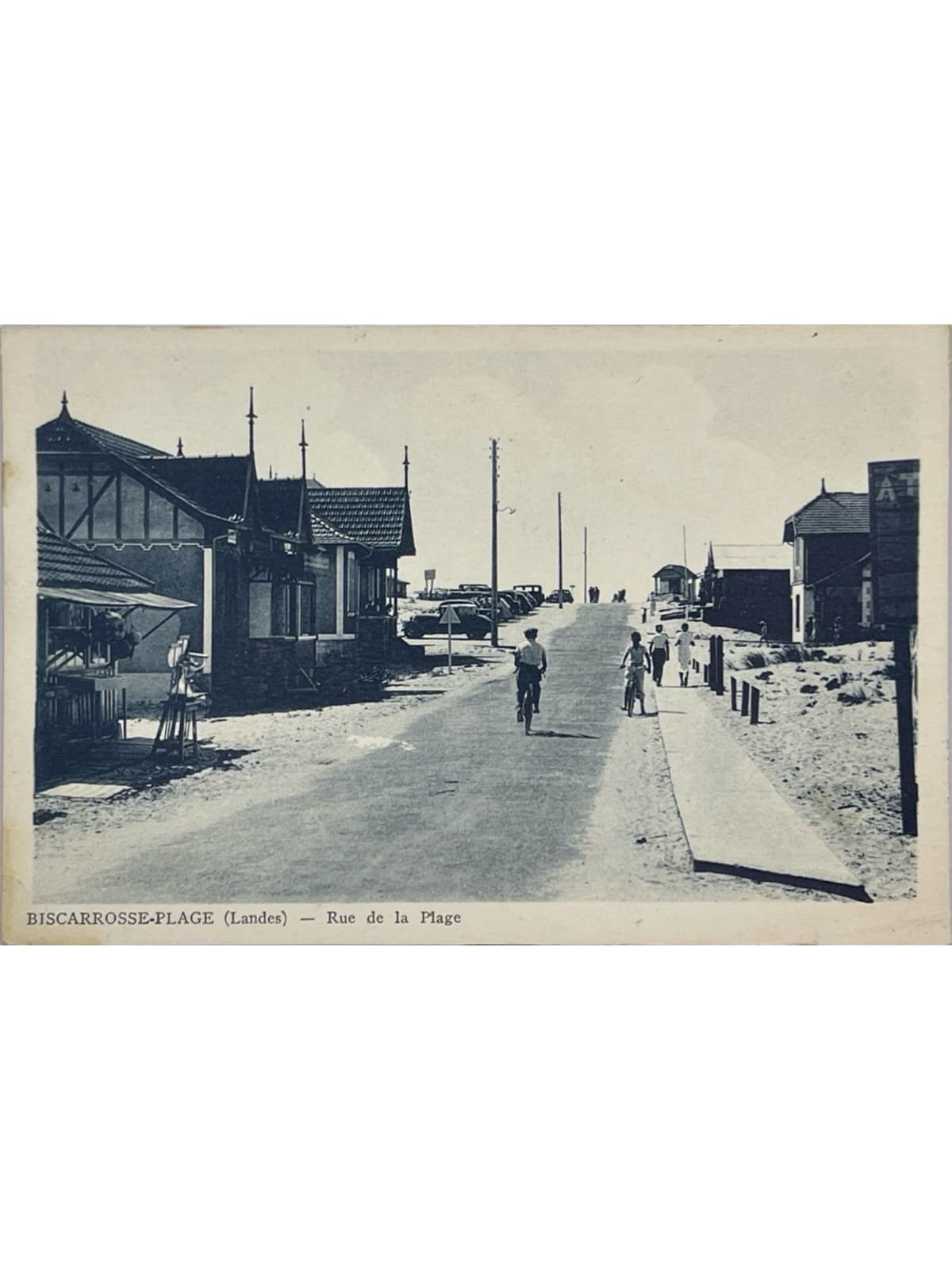 Recto de la carte postale