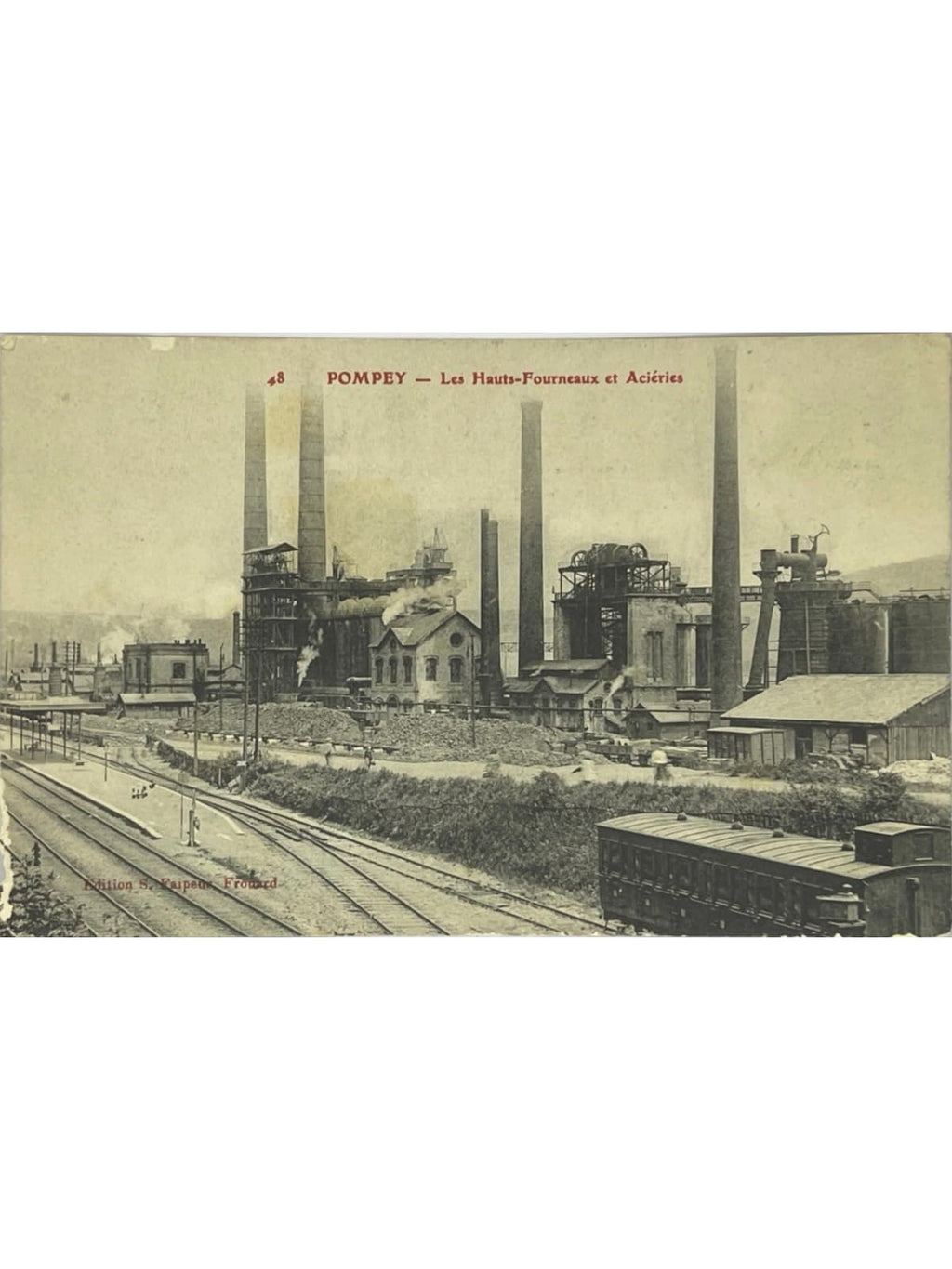 Recto de la carte postale