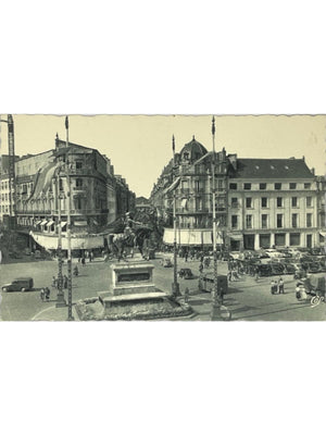 Orléans – Place du Martroi et statue de Jeanne d'Arc – CPSM n° 1837