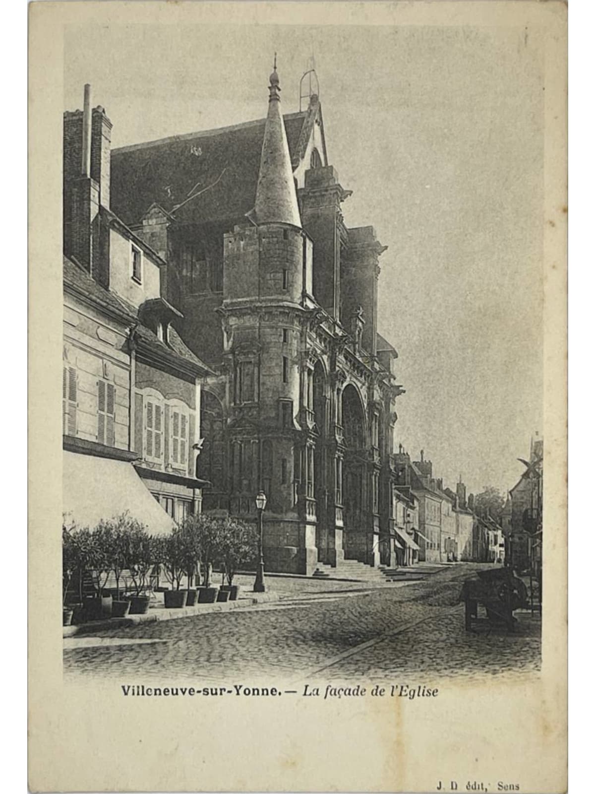Recto de la carte postale