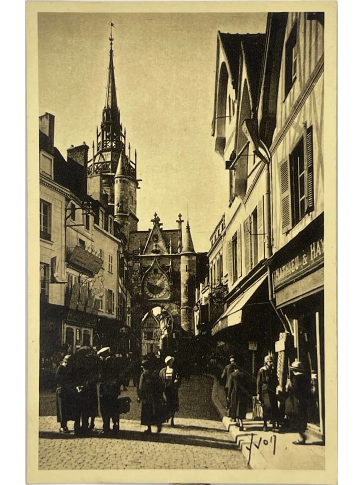 Recto de la carte postale