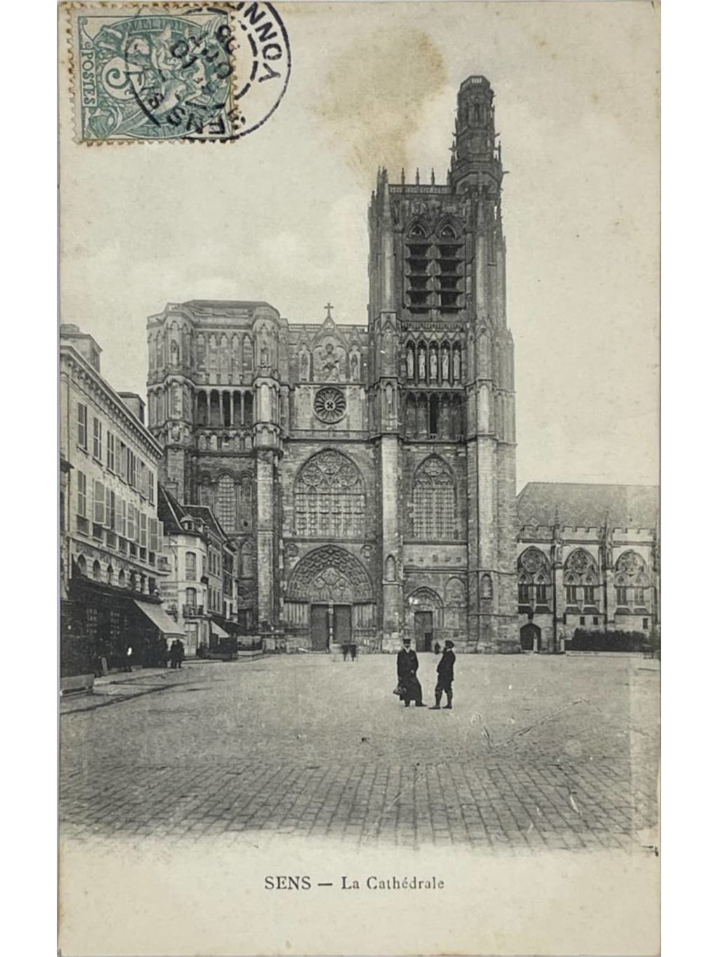 Recto de la carte postale