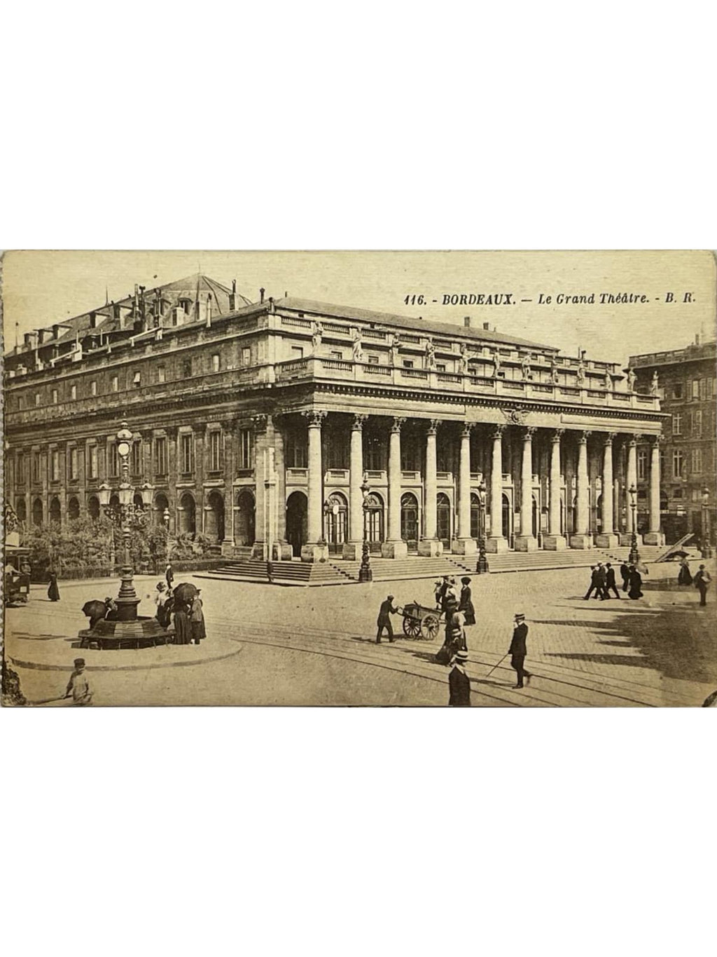 Recto de la carte postale