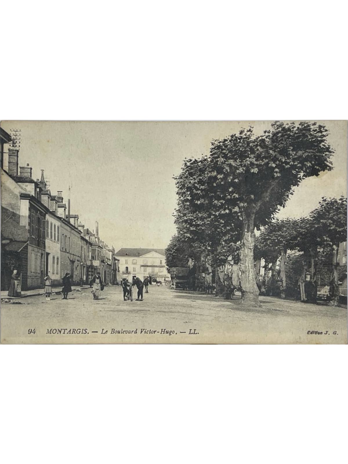 Recto de la carte postale