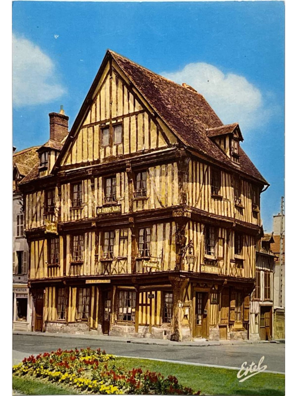Recto de la carte postale