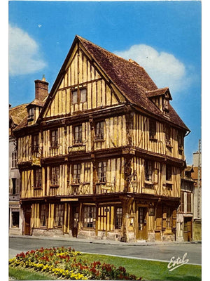 Vernon (Eure) – Maisons à pans de bois du XVe siècle – CPSM