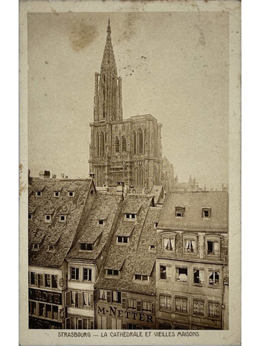 Recto de la carte postale