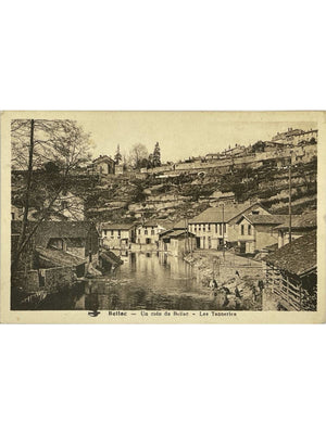 Bellac – Les Tanneries au bord de la rivière – CPA ancienne n° 3