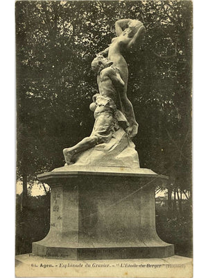Agen – Esplanade du Gravier, L'Étoile du Berger de Roussel – CPA 1906