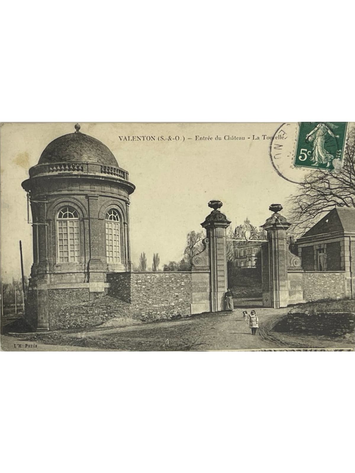 Recto de la carte postale