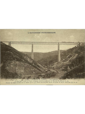 Les Fades – Viaduc des Fades, vue générale – CPA n° 2789