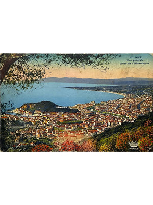 Nice – Vue générale prise de l’Observatoire – Éditions Munier – CPA années 1930