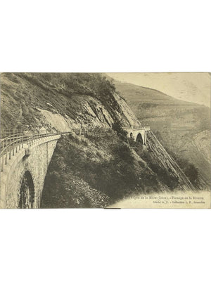 Ligne de La Mure (Isère) – Passage de la Rivoire – CPA ancienne