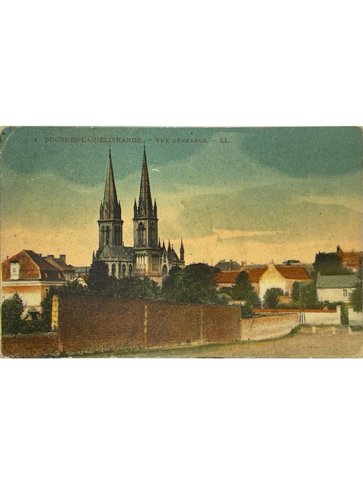 Recto de la carte postale