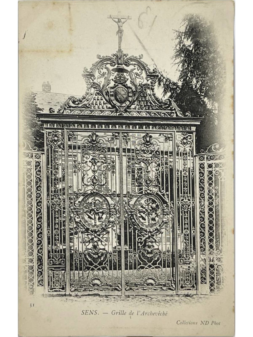 Recto de la carte postale