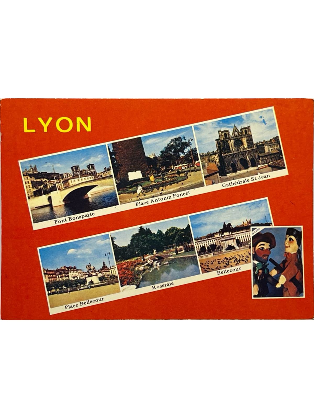 Recto de la carte postale