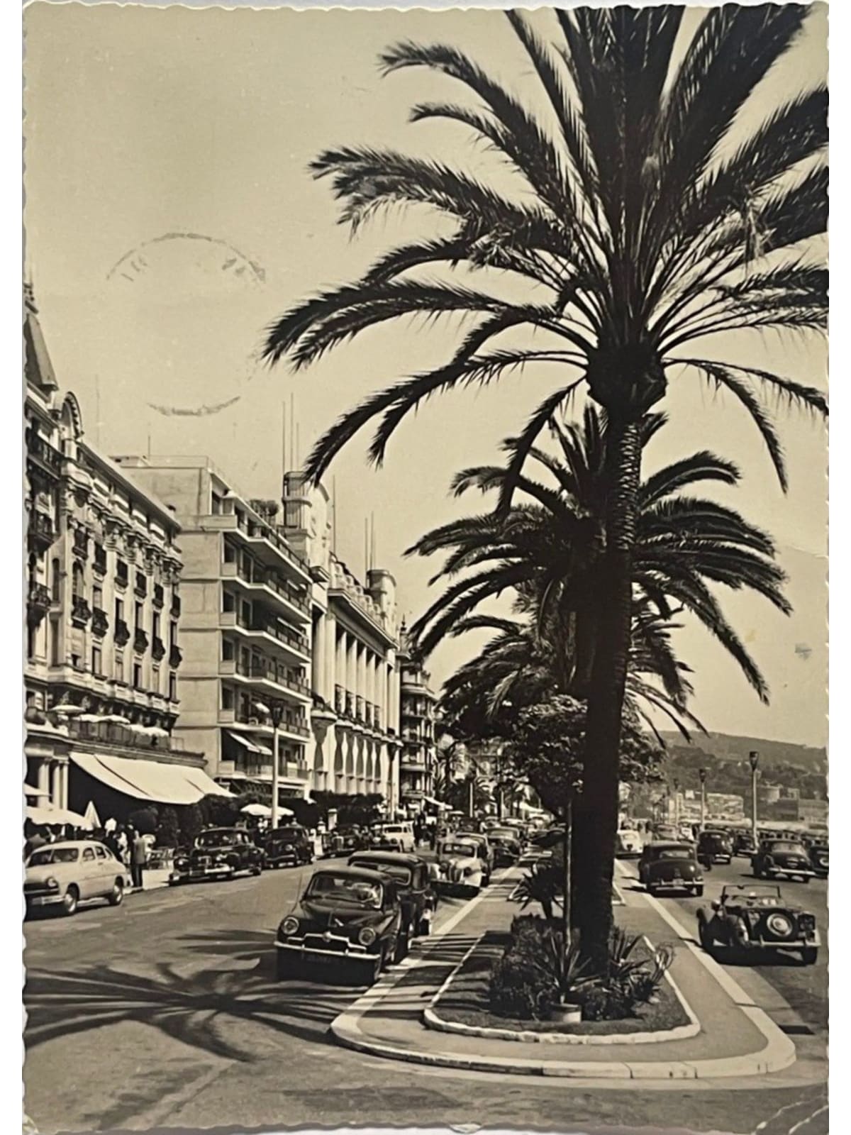 Recto de la carte postale