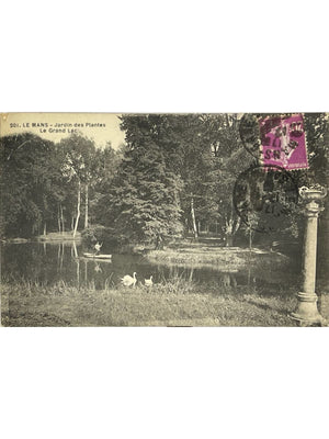 Le Mans – Jardin des Plantes, le Grand Lac – CPA n° 201
