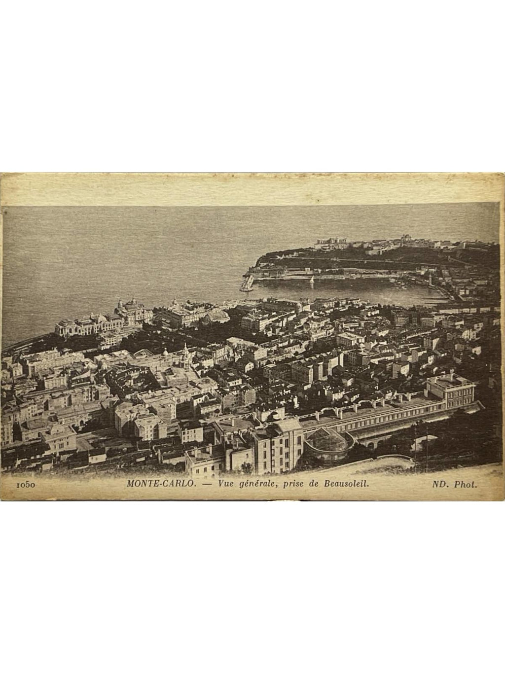 Recto de la carte postale