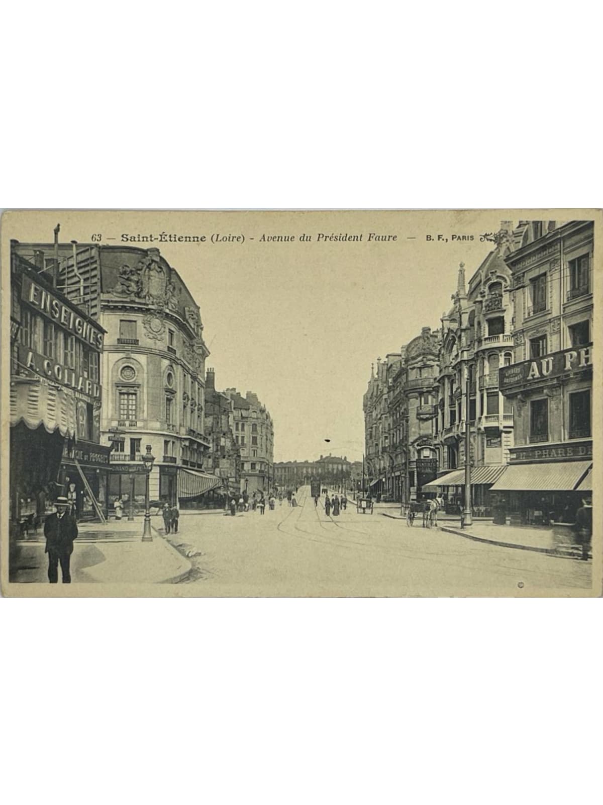 Recto de la carte postale