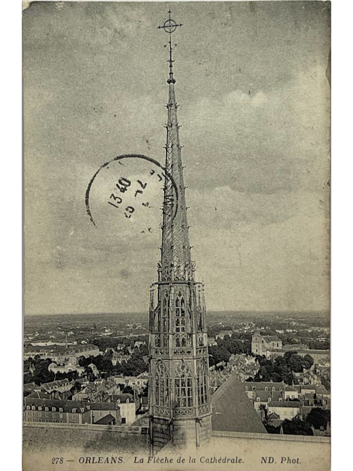 Recto de la carte postale